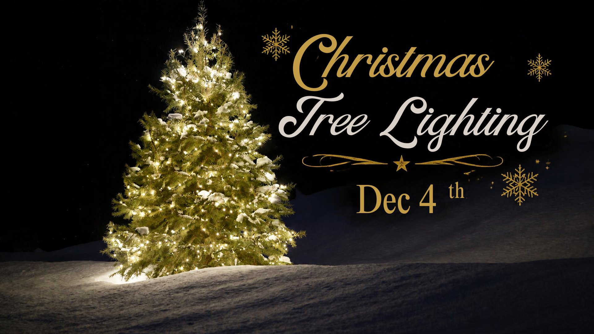 Christmas Celebration: Tree Lighting